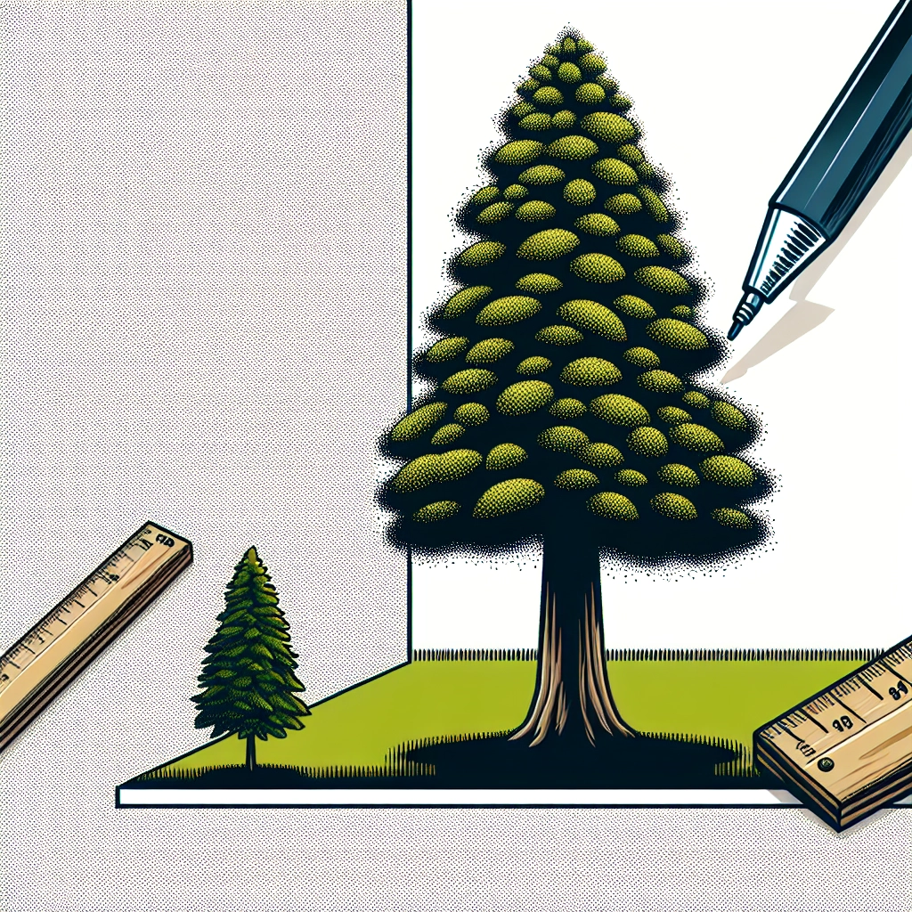 A small sapling grows next to a mature tree, illustrating growth and multiplied impact over time