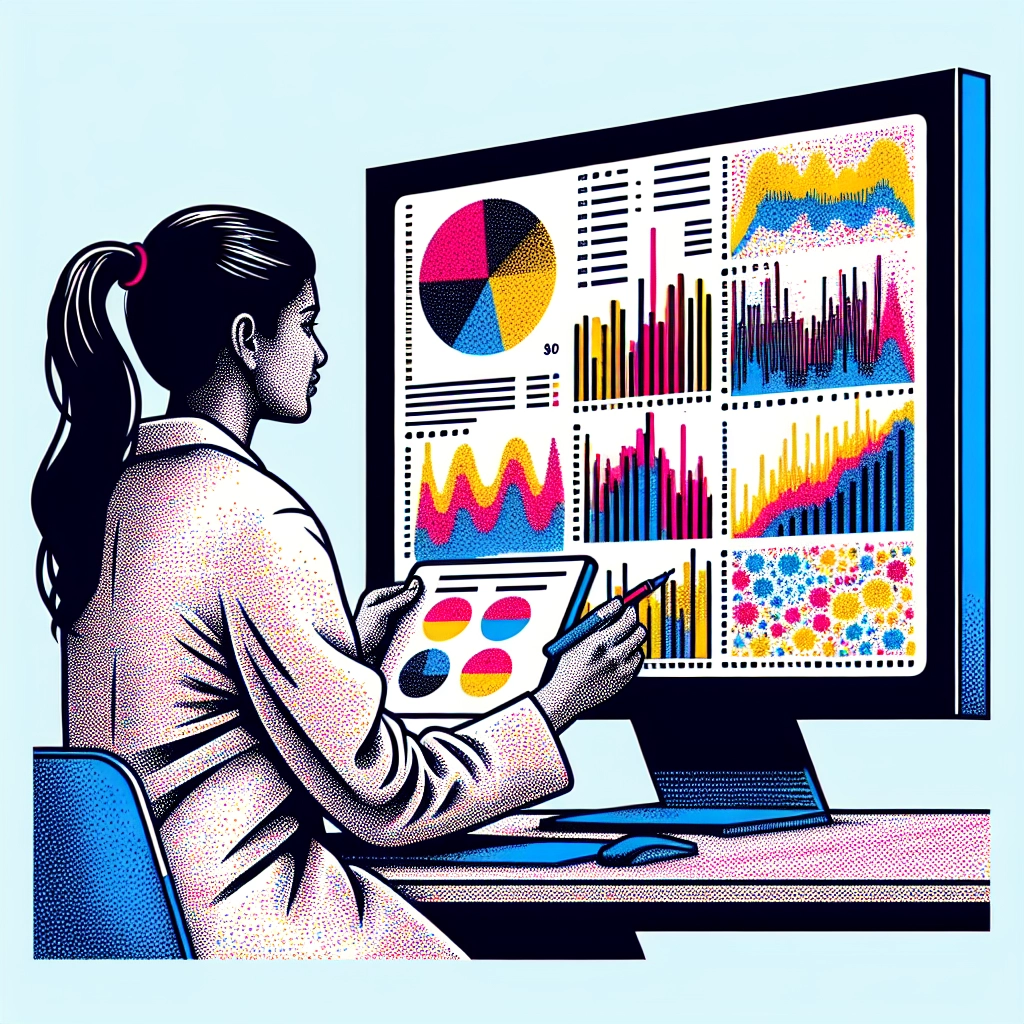 Professional analyzing charitable giving trends and donor lifetime value data on computer screen